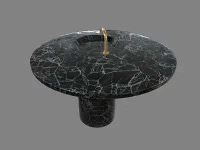 Modern Luxury Bathroom Sink Low-poly 3D model