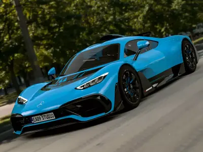 Mercedes AMG Project ONE 2023 3D model