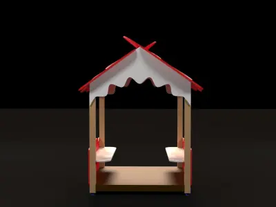 Childrens play house 3D model