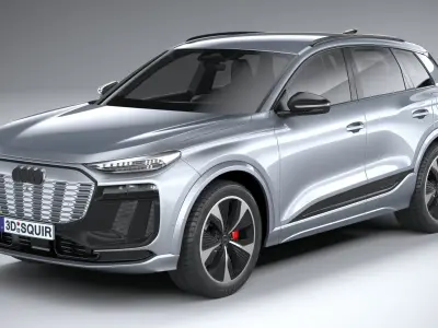 Audi SQ6 e-tron 2025 3D model