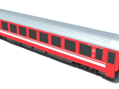 Sleeping Car 3D model