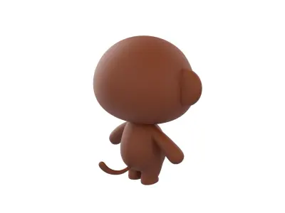 Character134 Rigged Monkey 3D model