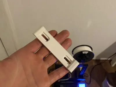 UNIVERSAL FRAMELESS EU LICENCE PLATE NUMBER PLATE HOLDER  3D print model