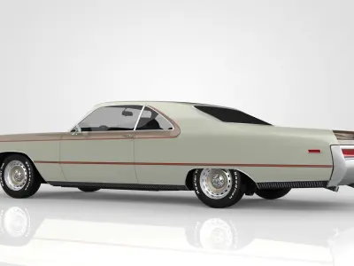 1970 Chrysler 300 Hurst 3D model