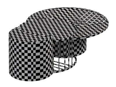 Sole Center Table by Elve luxury 3D model