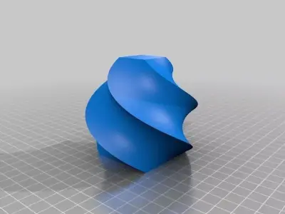  Simple Twisted Vase 3 Free 3D print model