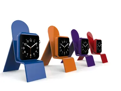 Apple Chair stand 3D print model