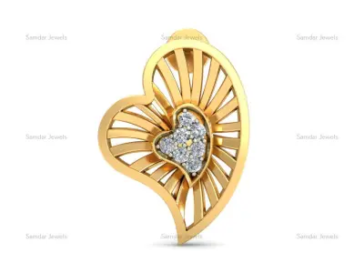 Earring Pendants And Rings Set Printable Model ZA3340 3D model 3D print model