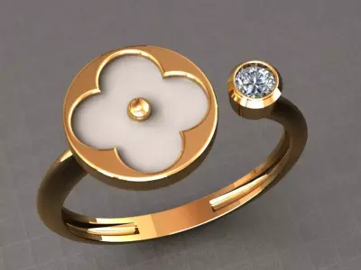 fashon ring for wemen 3D print model