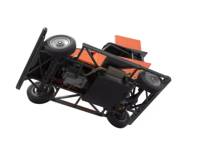 New Zealand Ministock car while turning Version 2 Scale 1 to 25 3D print model