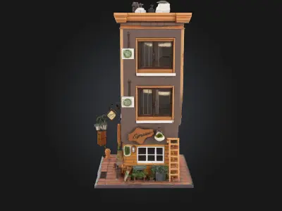 Espresso Corner 3D model