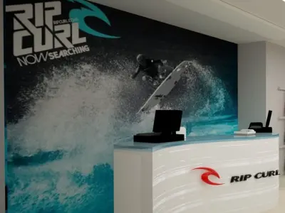 Reception desk - Rip Curl  3D model