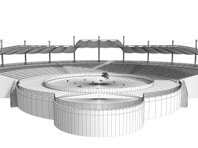 Dolphins Park 3D model