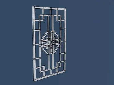 China Decorative Wall 1 3D model