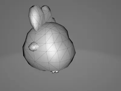 Cute Pet Low-poly 3D model