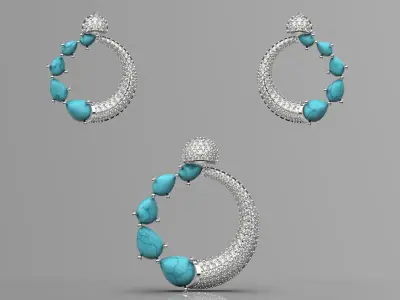 jewelry set js0016 3D print model
