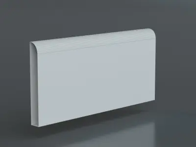 Bullnose Baseboard Free low-poly 3D model