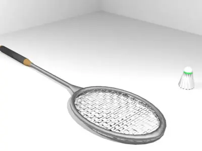 Sport Equipment - Badminton 3D model