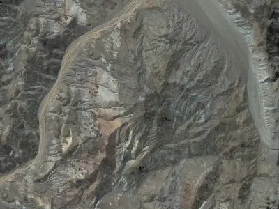 Mountain nasa satellite tibet Free 3D model