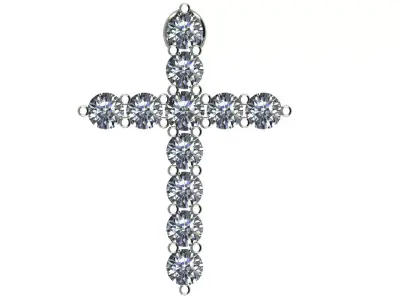 Graff Cross Pendant 3D print model