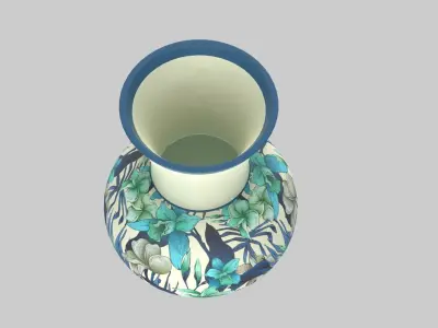 Floral Vase 3D model