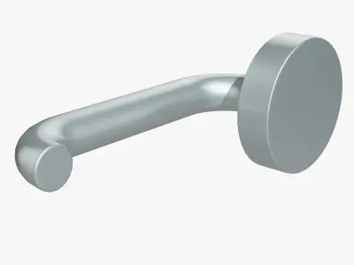 Metallic Door Handle 3D model
