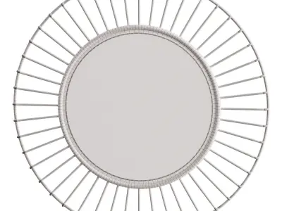 Wall mirror 56x8x56cm 806344 3D model