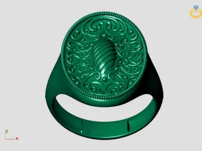 Women Plain Ring STL Models Womens Ring 3dmodels 3D print model 3D print model 22