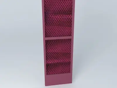 Single pink panel Free 3D model