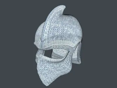ELF RPG HELMET PBR Low-poly 3D model