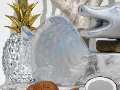 Decorative set 25 3D model