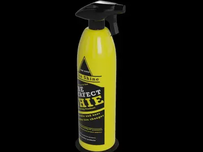 Car cleaning Tire Shine Spray Low-poly 3D model