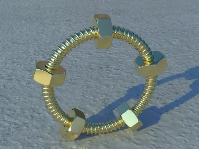 Ring Bolt  3D print model