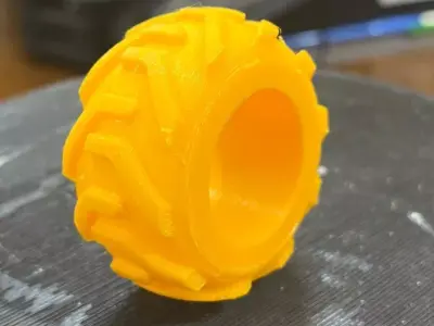Die cast Truck OFF ROAD tyre - Rugged 3D print model