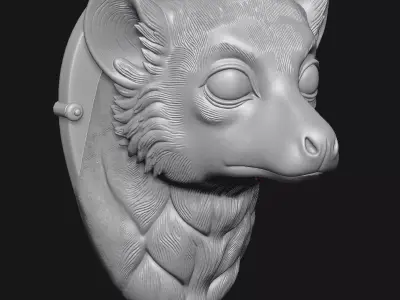 lemur 3D print model