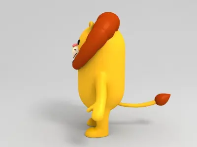 Lion Character 3D model