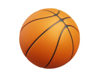 Basketball 3D model 6