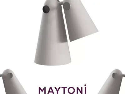 Table lamp Novara MOD619TL-01GR Maytoni Modern Free 3D model