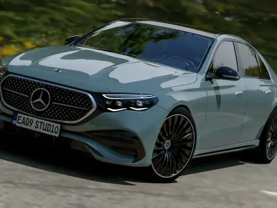Mercedes-Benz E-class AMG 2024 3D model