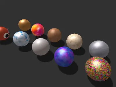 ball soccerball  Football  pack Collection lowpoly Low-poly 3D model