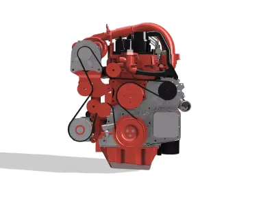 Diesel engine ISF 2 8 CUMMINS 3D print model