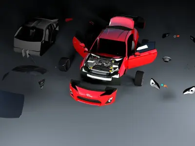 Toyota GT86 3D model