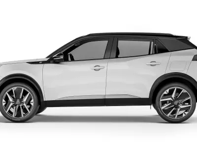 Peugeot e-2008 2024 3D model