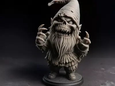 Haunted Horror Gnome 3D print model