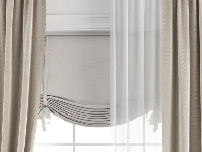 curtain 446 3D model