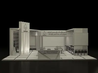 Booth Exhibition Stand a357c  3D model