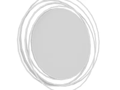 3D decorative mirror Low-poly 3D model