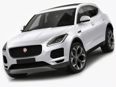 Jaguar E-pace 2018 3D model