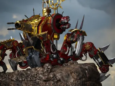 Demon Crab Engine 3D model