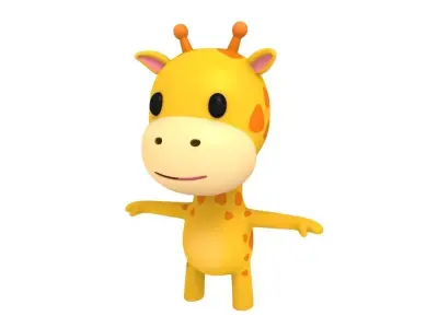 Little Giraffe 3D model